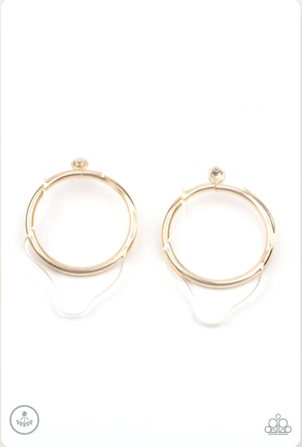 Clear The Way! - Gold Earring