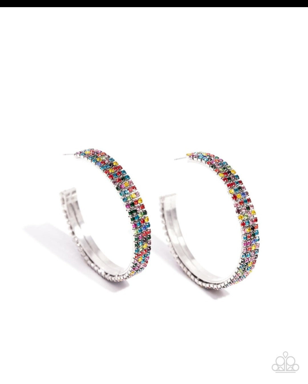 Rock Candy Range - Multi Bracelet and Stacked Symmetry - Multi Earring Set