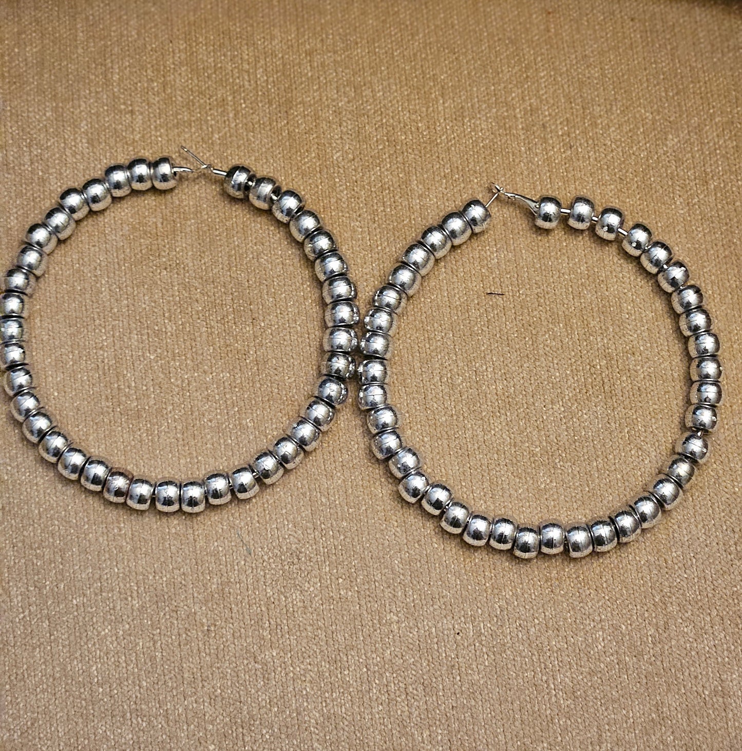All About My Chrome Silver Earring