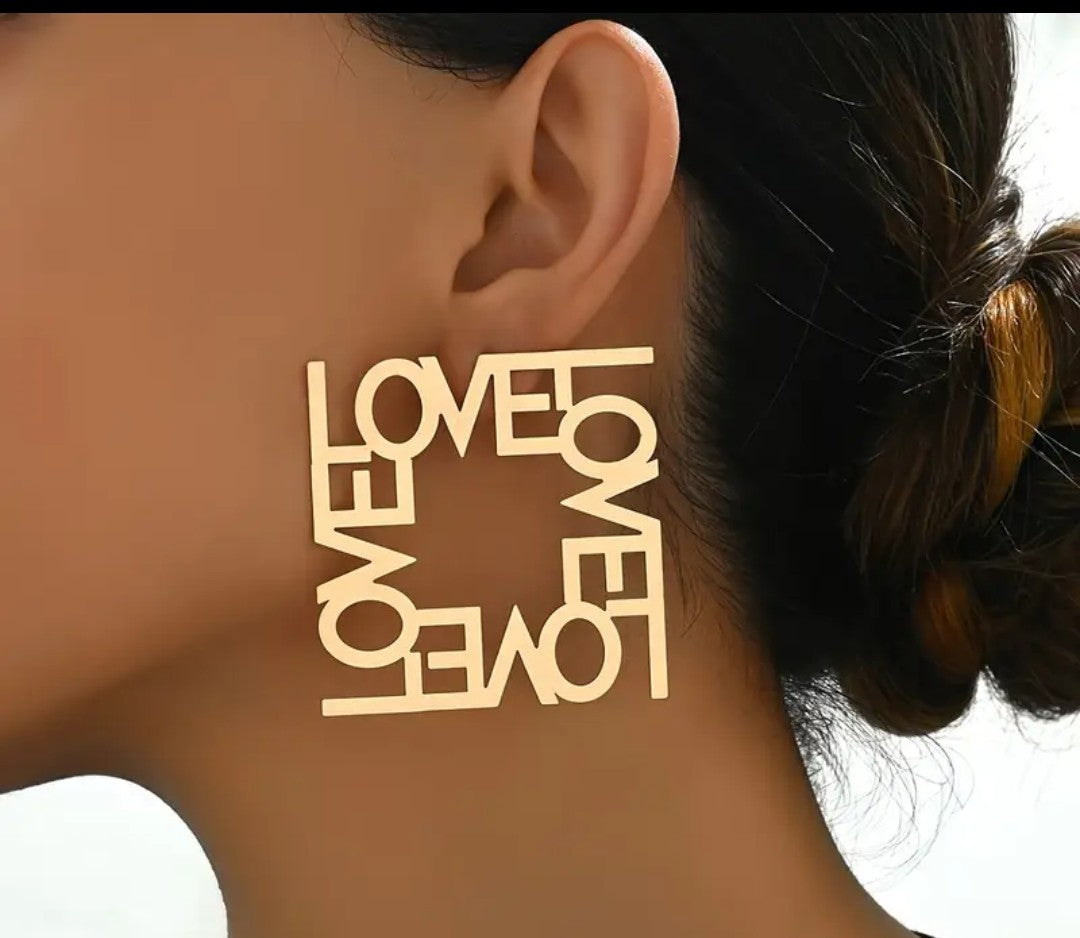 Love of Love Gold Earring