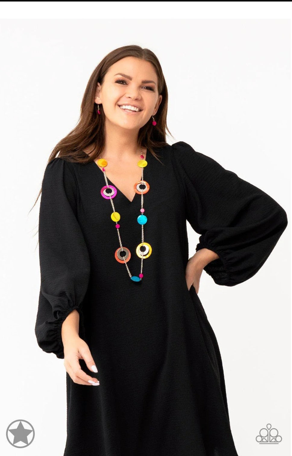 Kaleidoscopically Captivating Multi Necklace