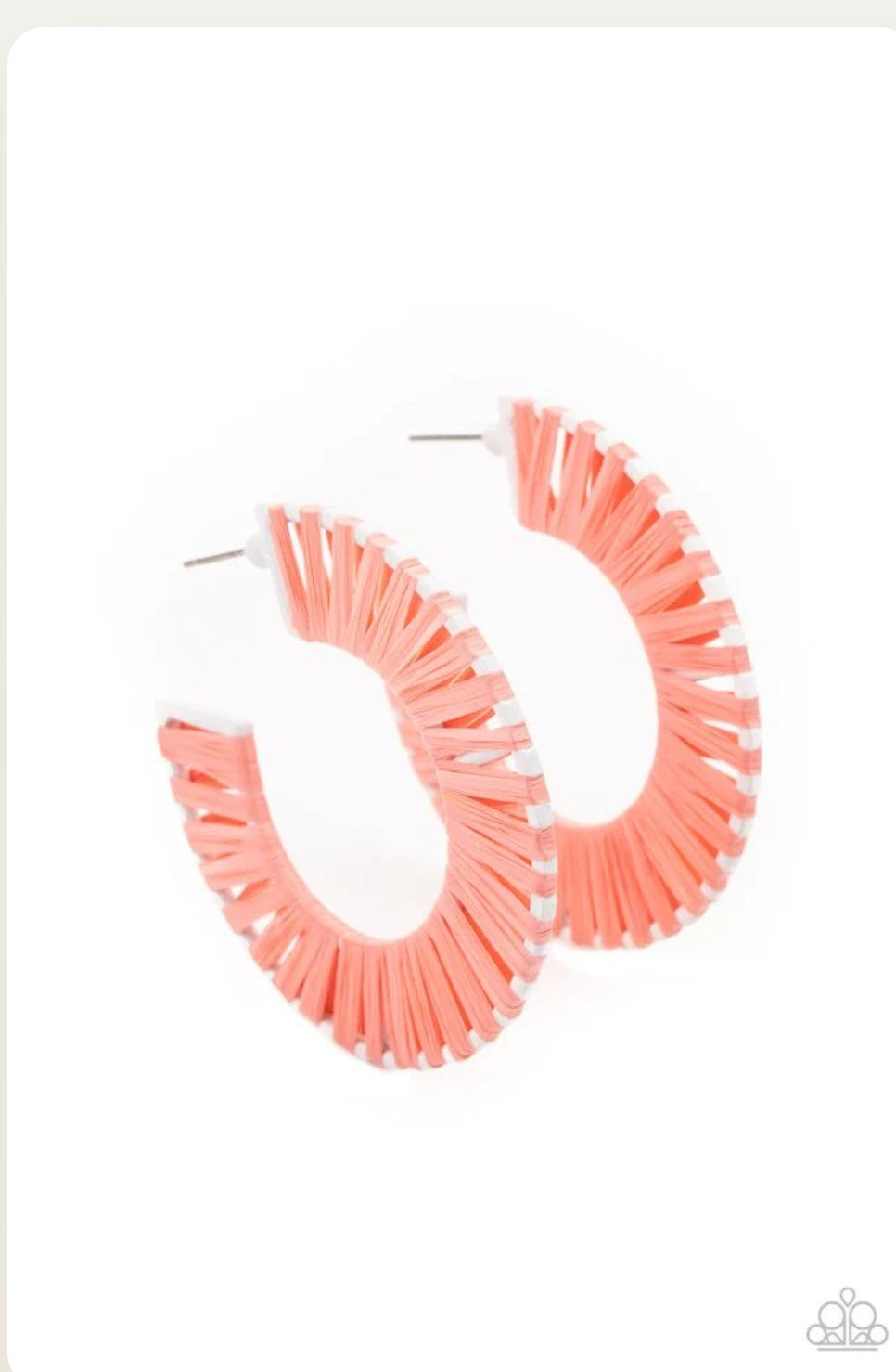 Everybody Congal Orange Hoop Earring