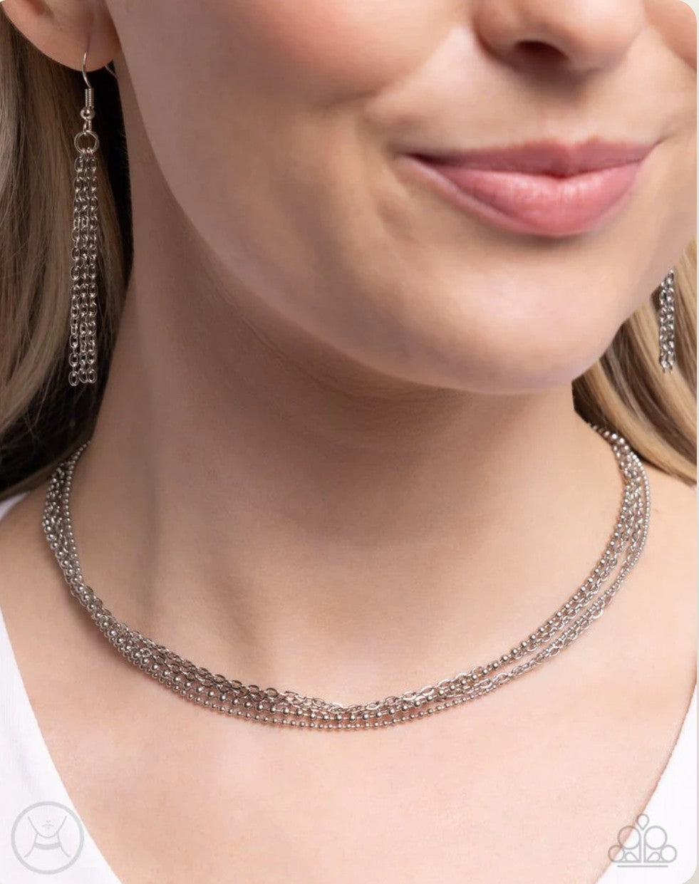 Industrial Independence - Silver Necklace