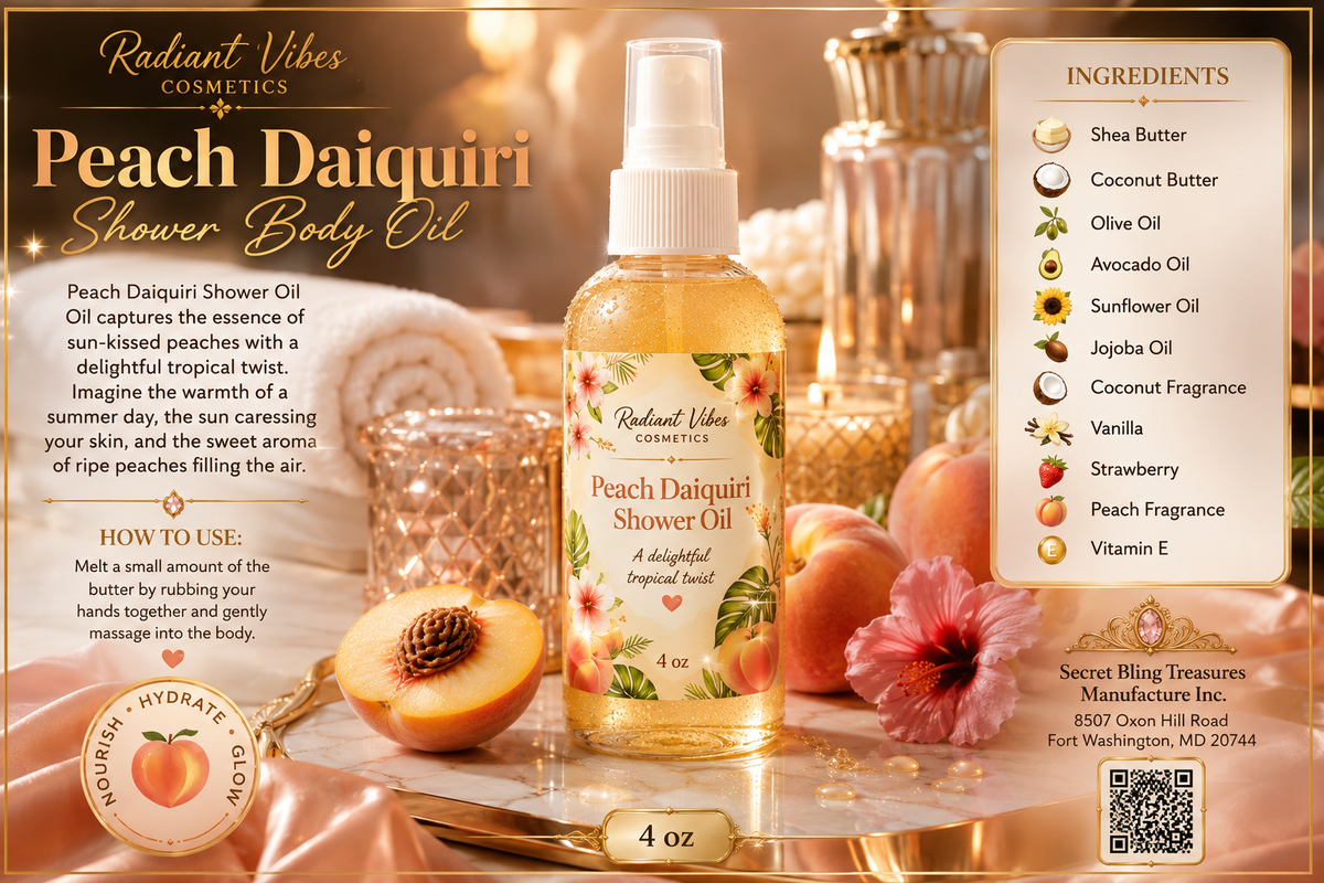 Peach Daiquiri 🍑 Shower Oil