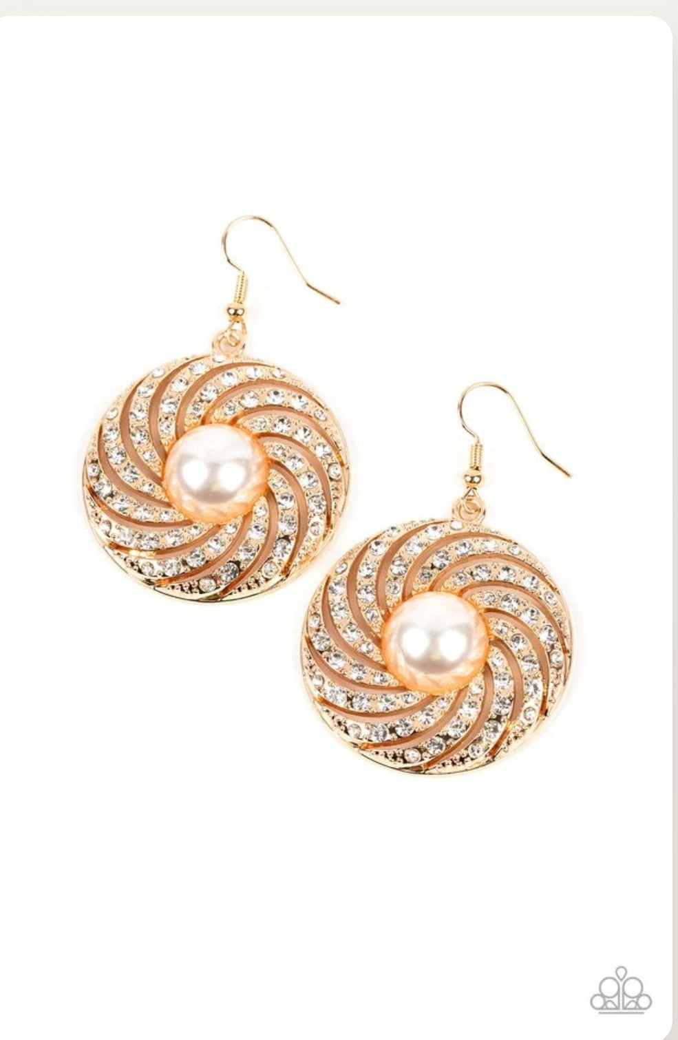 Vintage Vortex - Gold Earring