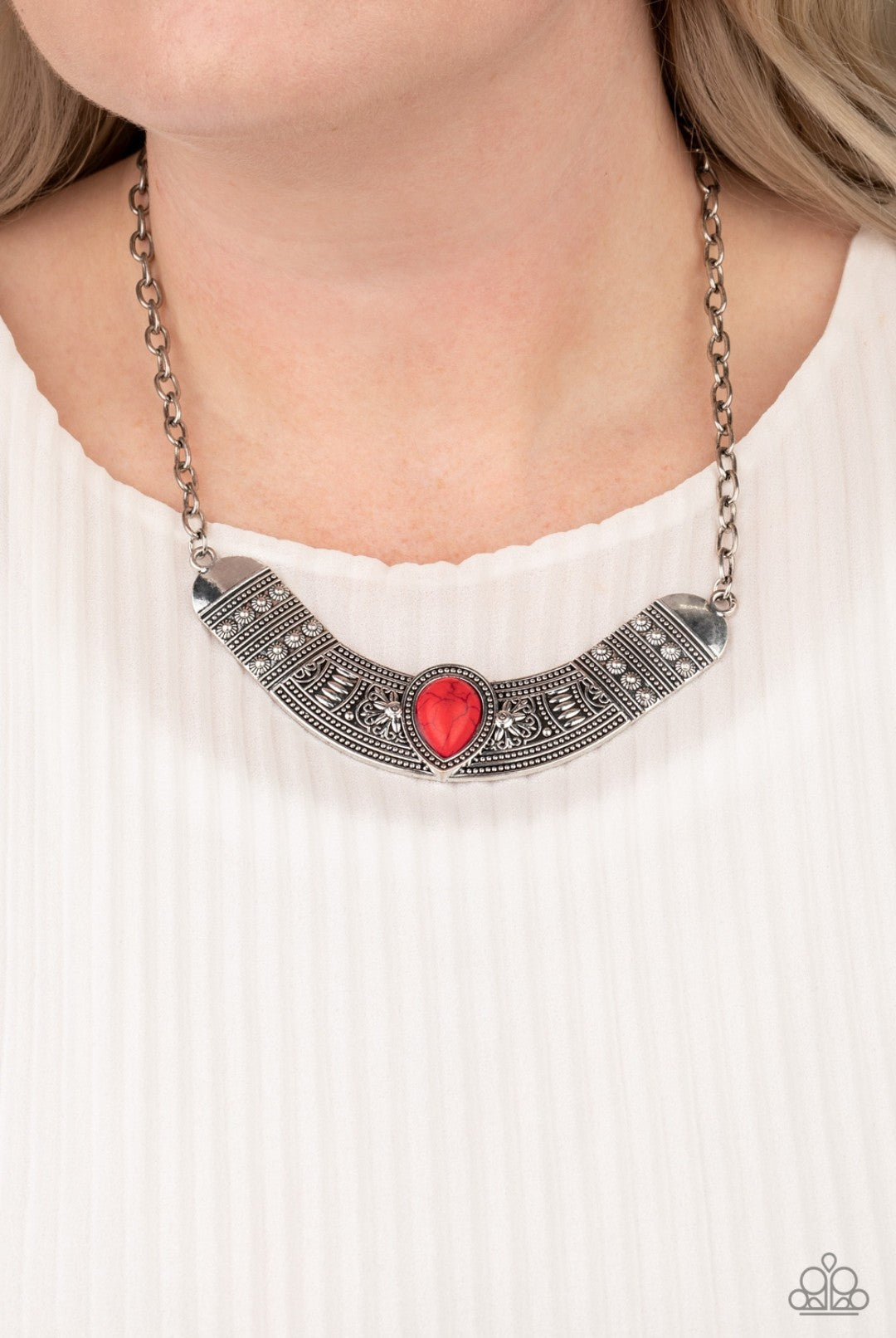 Very Venturous Red Necklace