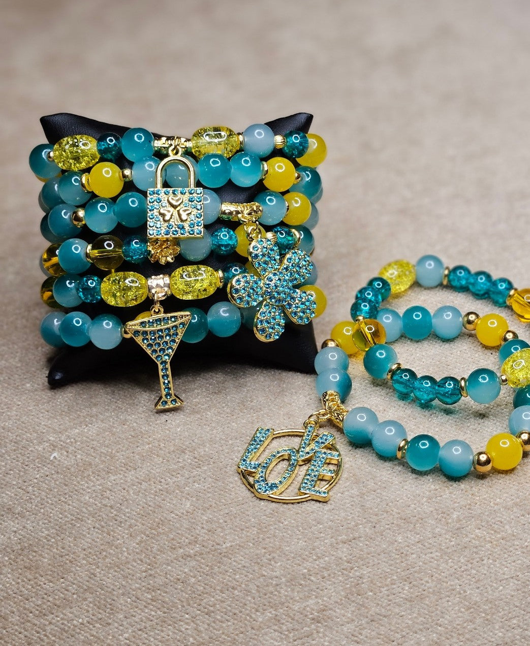 Champagne IT Up Multi Bracelet