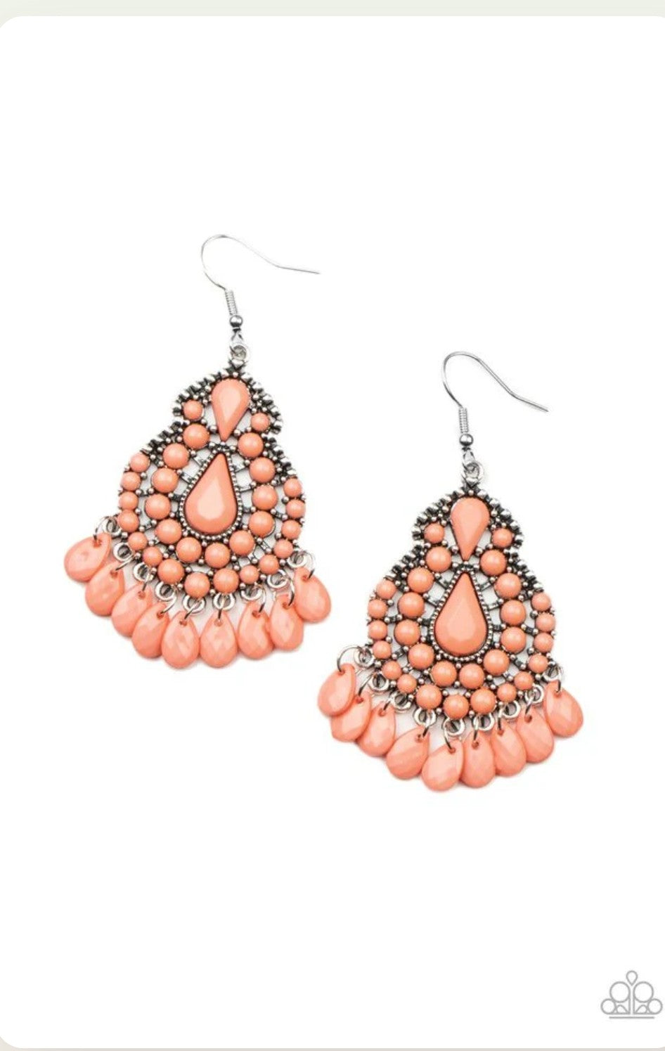 Persian Posh Orange Earring