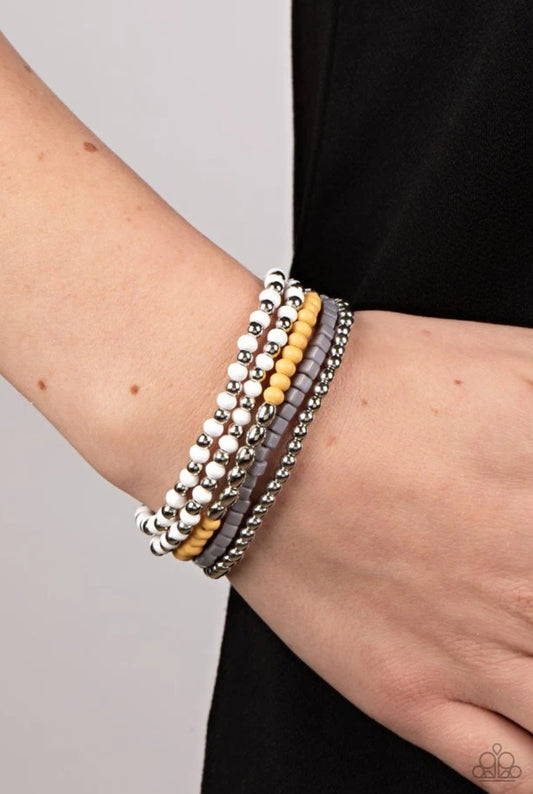 Adventure is Calling - White Bracelet