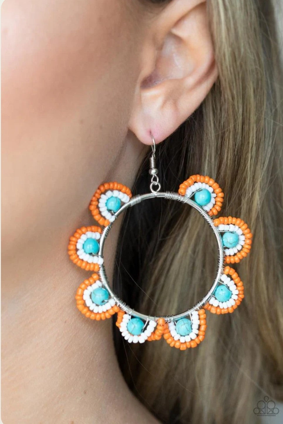 Groovy Garden blue Earrings