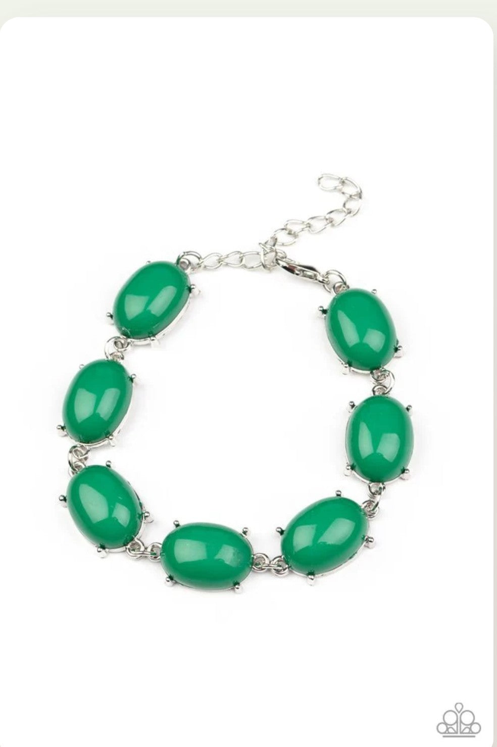 Confidently Colorful Green Bracelet