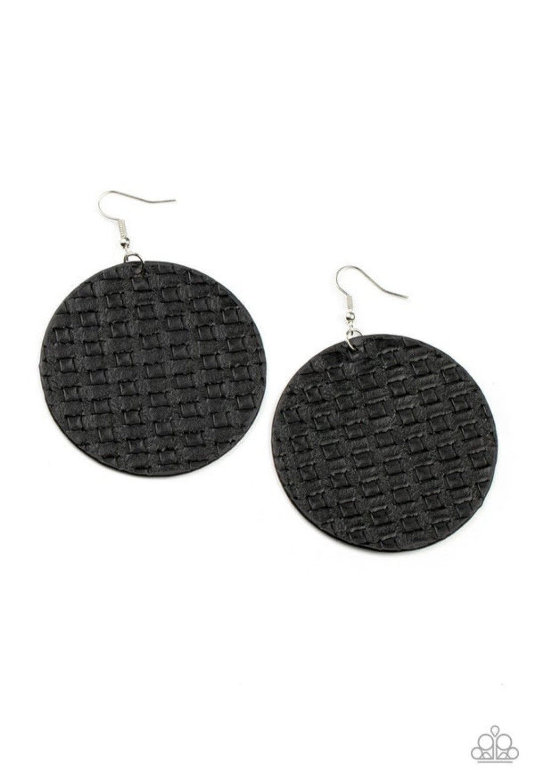 WEAVE Your Mark - Black Earring