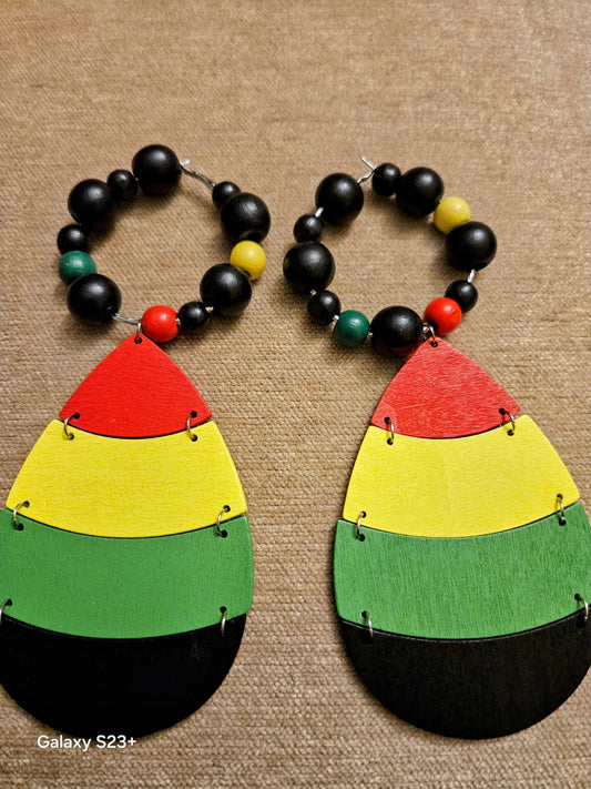 Afro Diamond Multi Hoop Earring