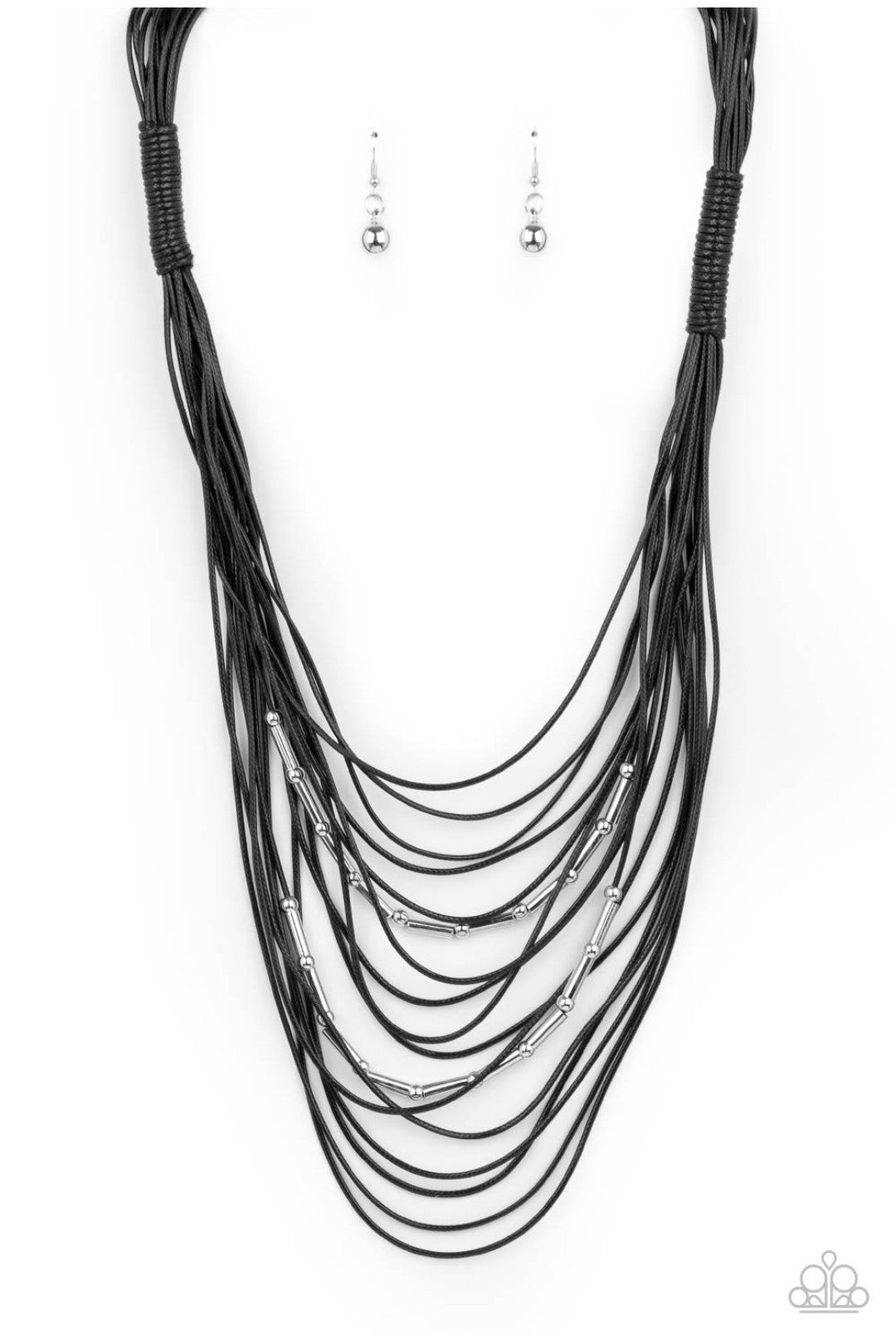 Nice CORD-ination - Black Necklace