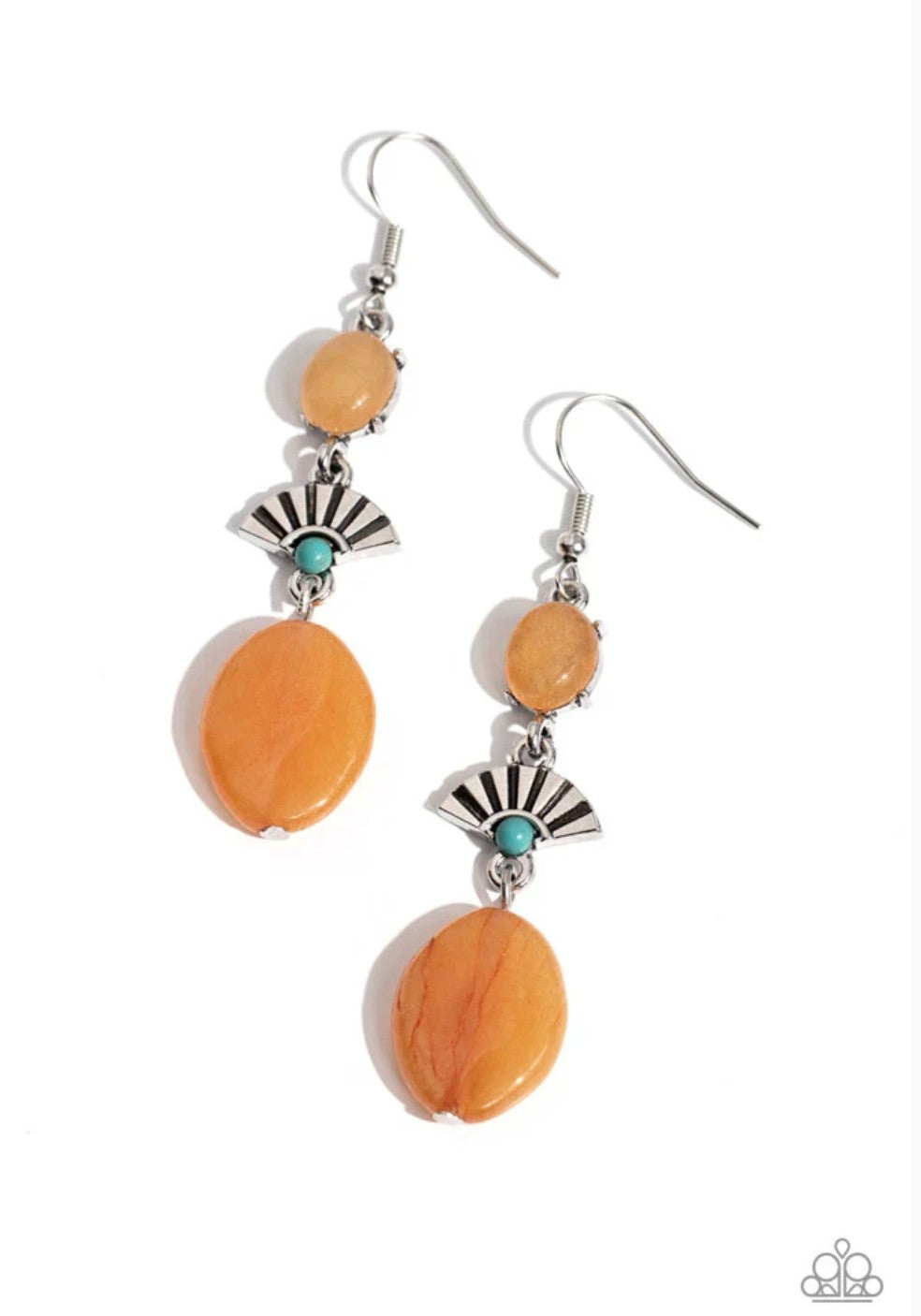 Creative Cascade Orange Earring