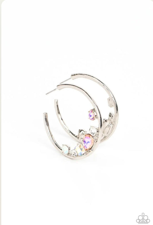 Attractive Allure Orange Hoop Earring