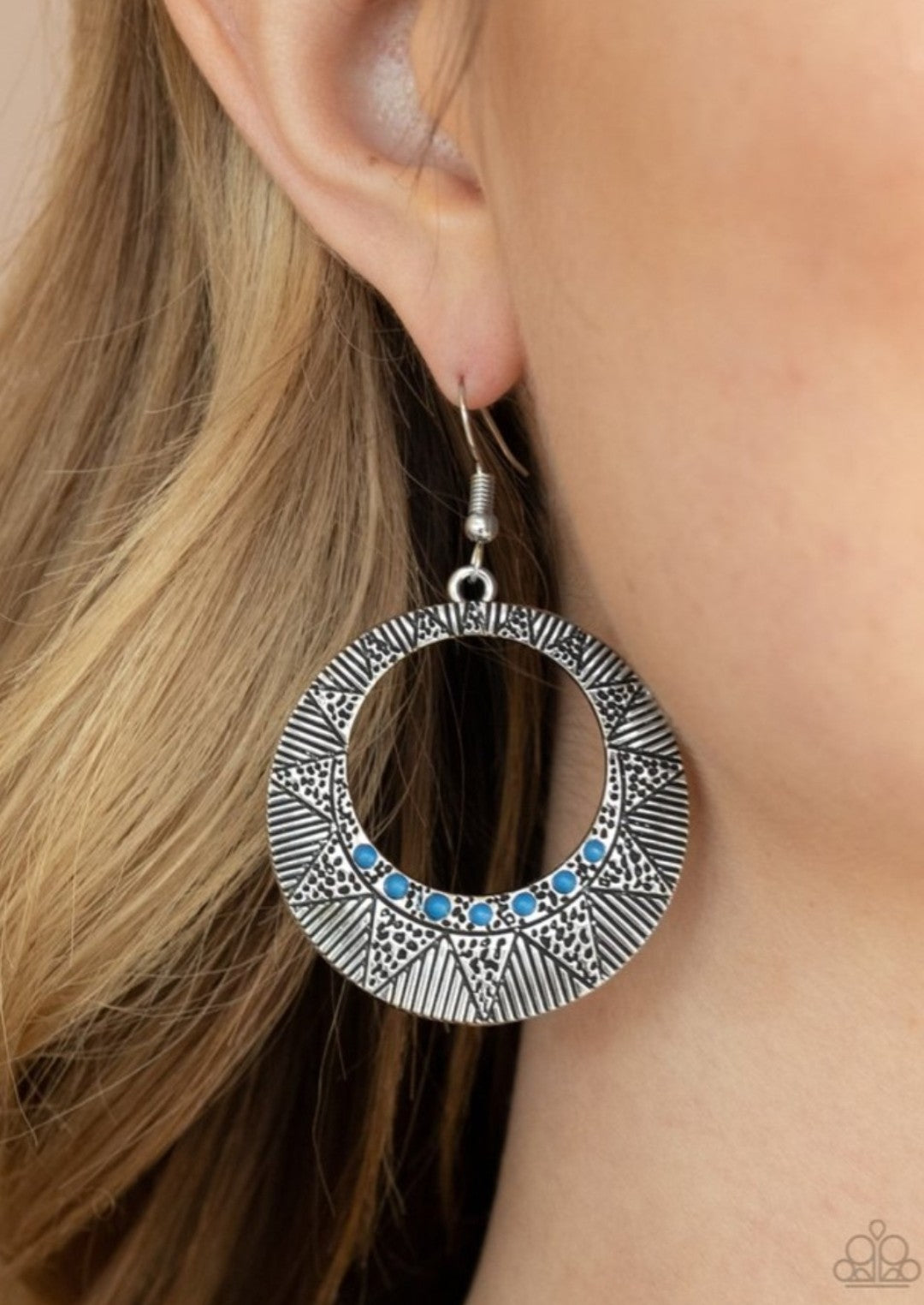 Adobe Dusk" Blue Earrings