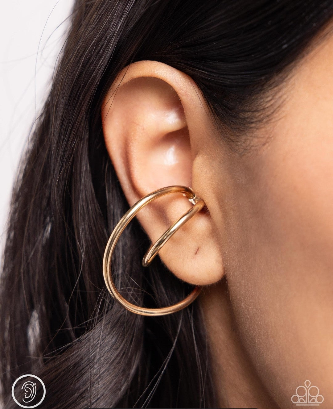 Wraparound Whimsy - Gold Ear Cuff
