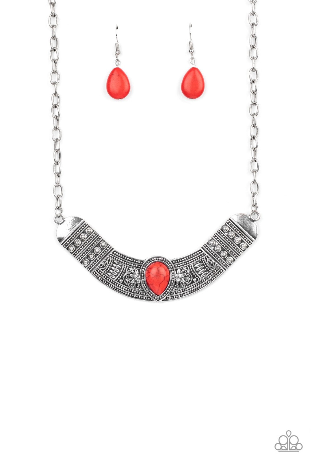 Very Venturous Red Necklace