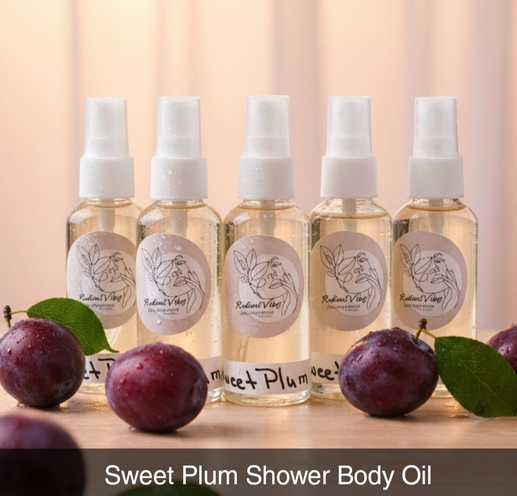 Sweet Plum Shower Body Oil