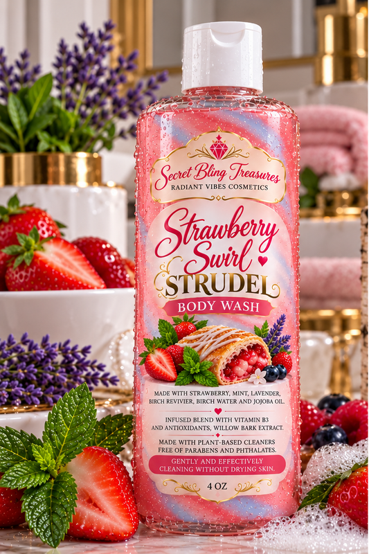 Strawberry Swirl Strudel Body Wash