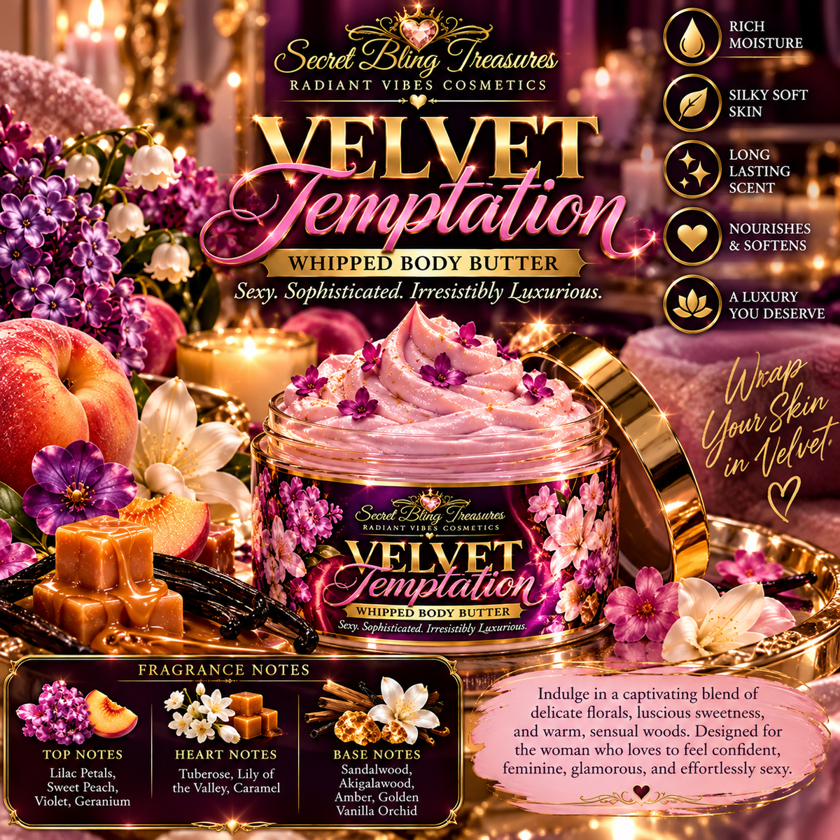 Velvet Temptation Whipped Body Butter