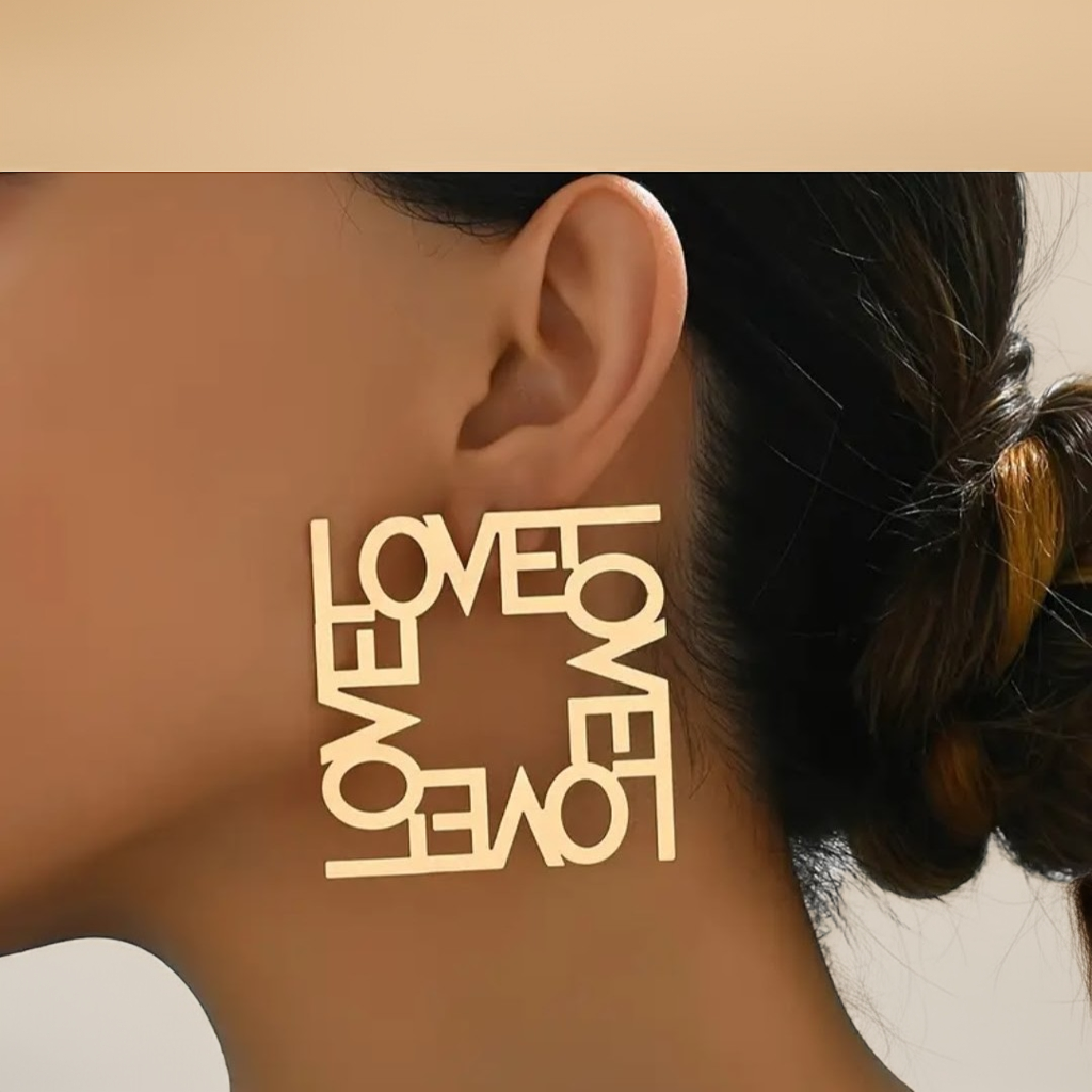 Love of Love Gold Earring