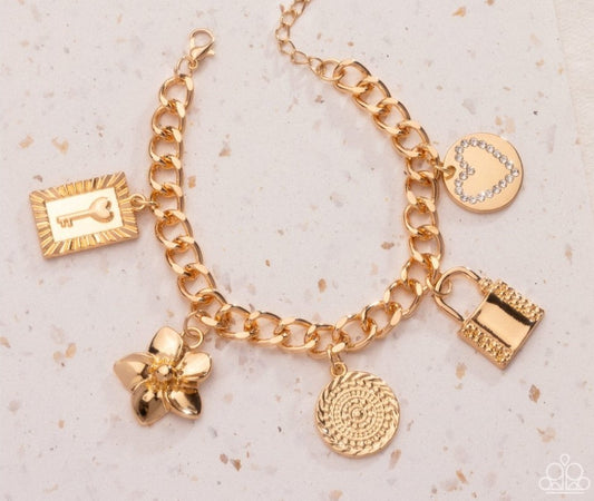 Monochromatic Mayhem - Gold Bracelet