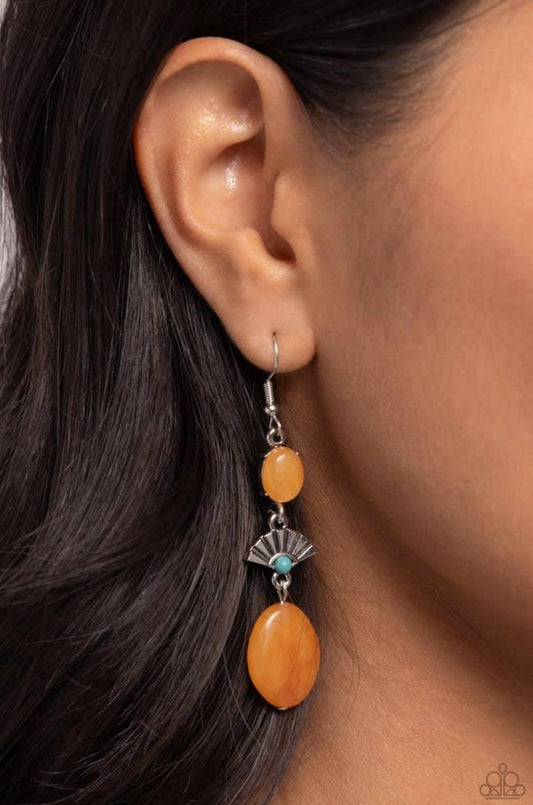 Creative  Cascade Orange Earring