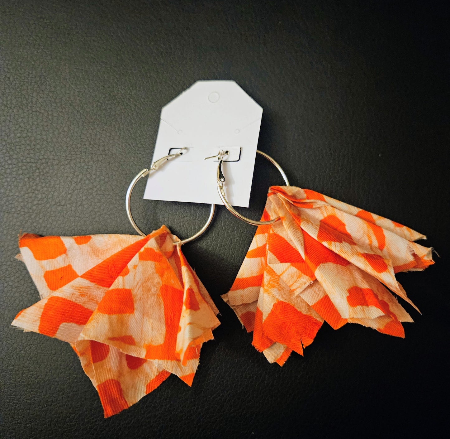 Orange Flappy Earring