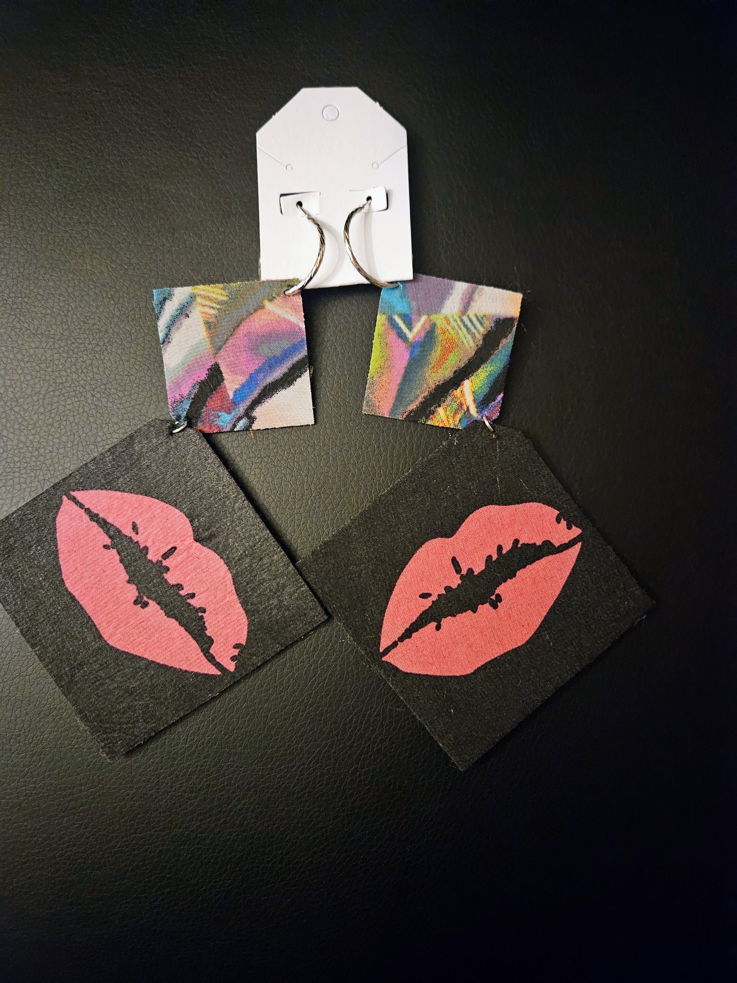 Kiss Party Pink Earring