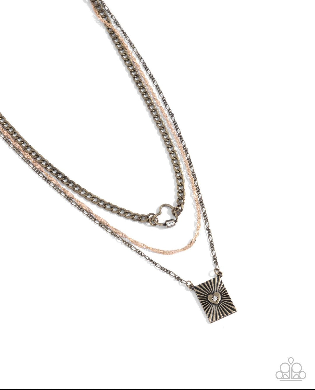 Loveable Layers - Brass Necklace