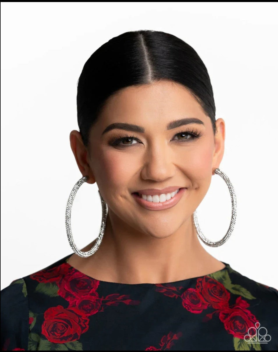 Classy Condition - White Earring