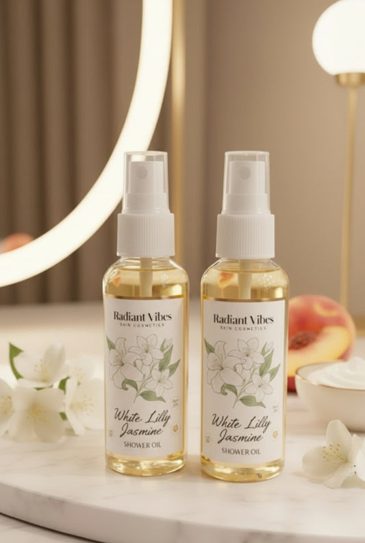 White Lilly Jasmine Shower Oil
