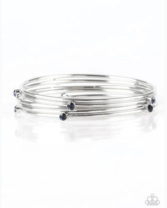 Delicate Decadence - Blue Bracelet