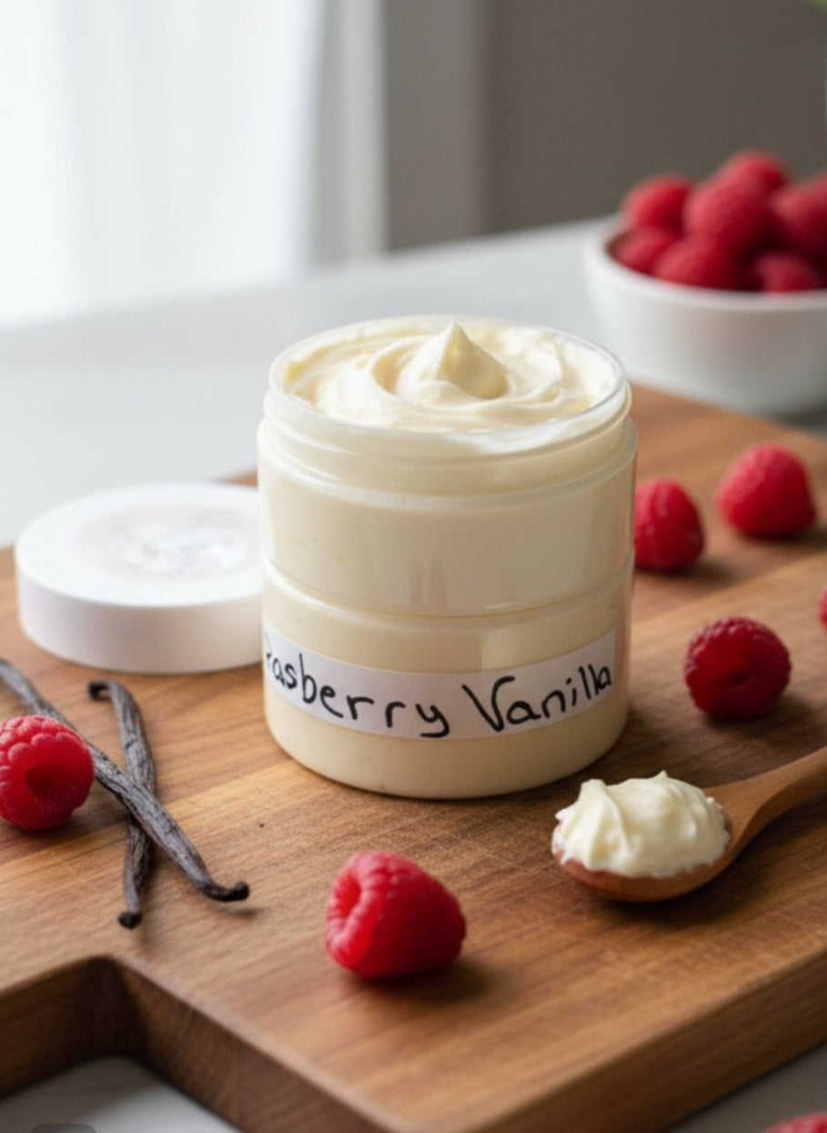 Raspberry Vanilla Whipped Body Butter