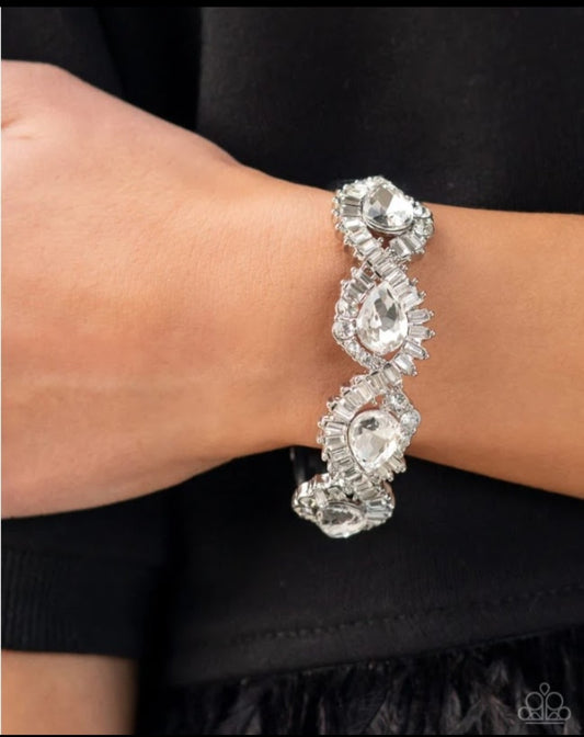 For the Win White Bracelet.