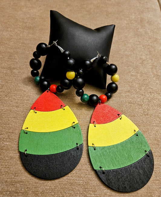 Afro Diamond Multi Hoop Earring