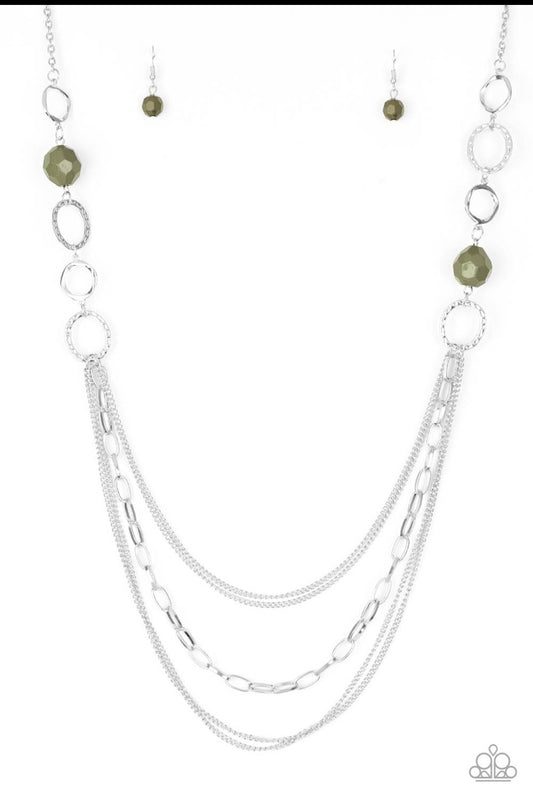Margarita Masquerade - Necklace Green