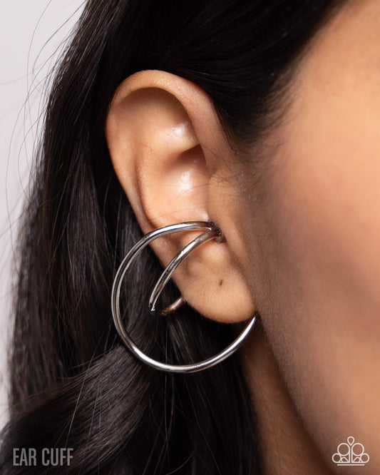 Wraparound Whimsy Silver Ear Cuff