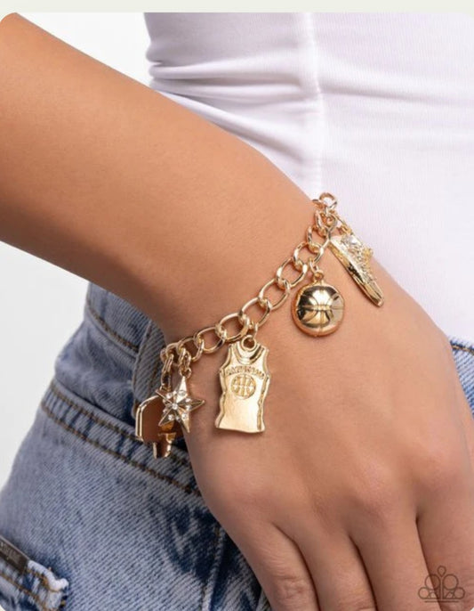 Jersey Journey" Gold Bracelet