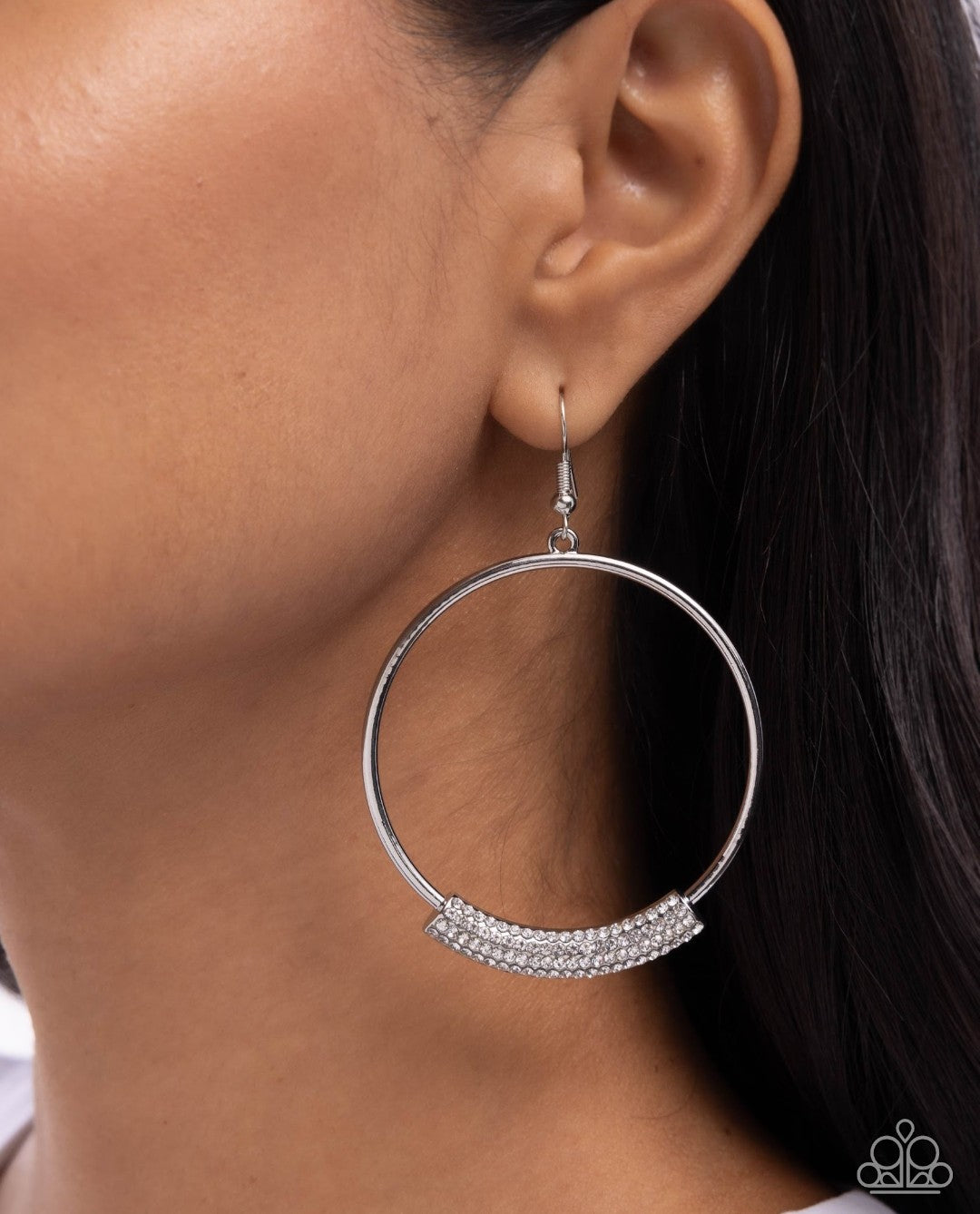 Sassy Story - White Earring