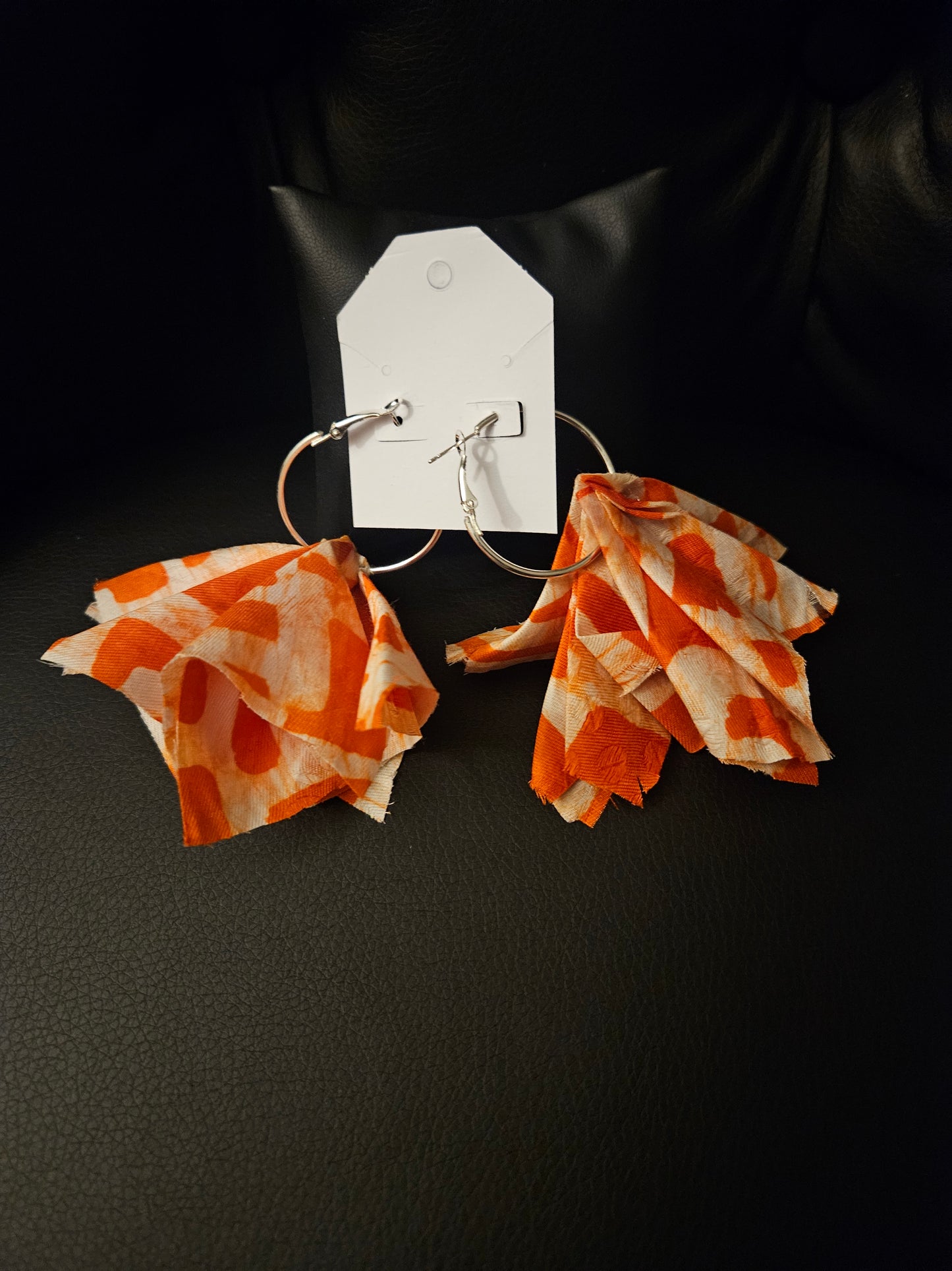 Orange Flappy Earring