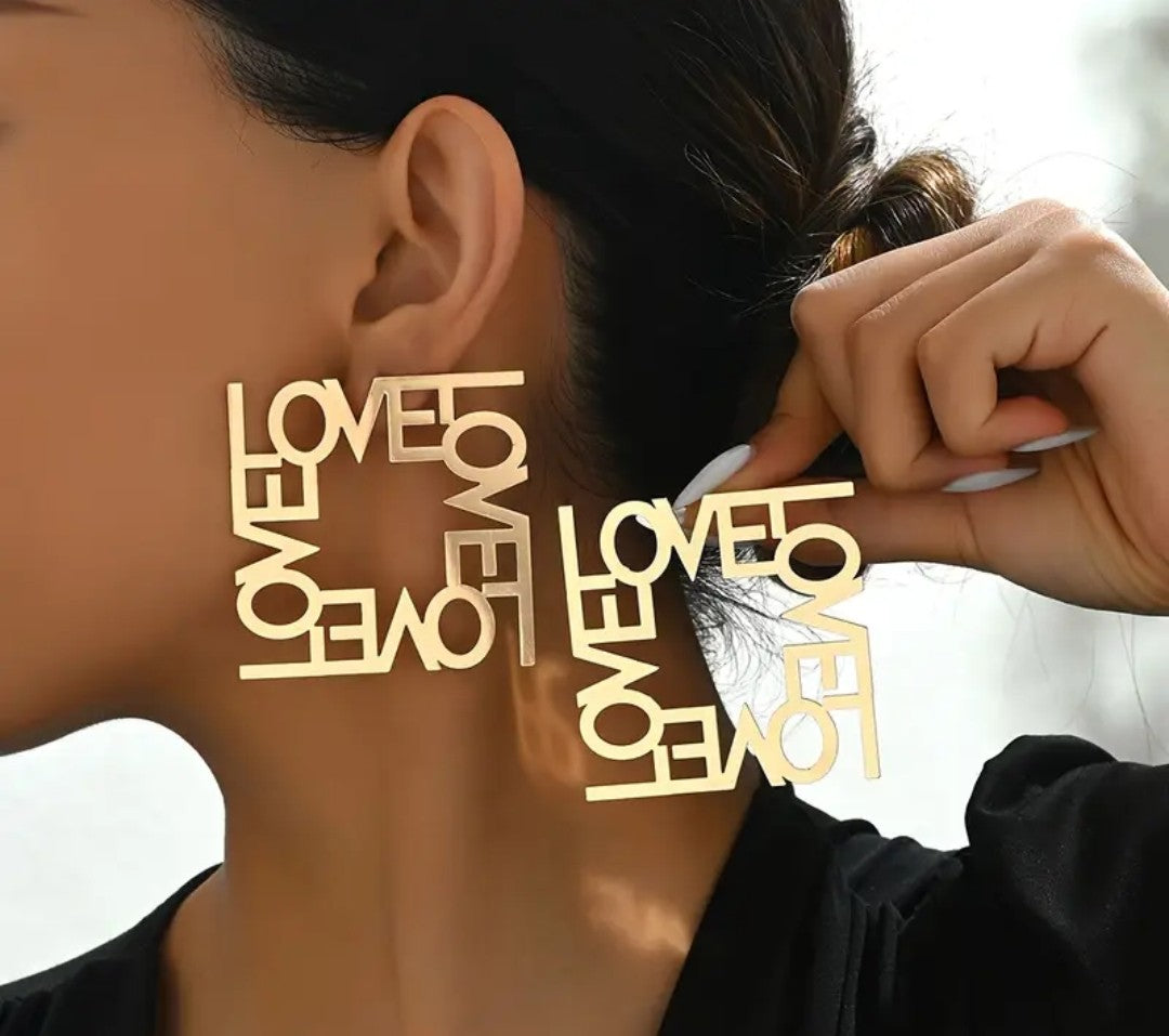 Love of Love Gold Earring