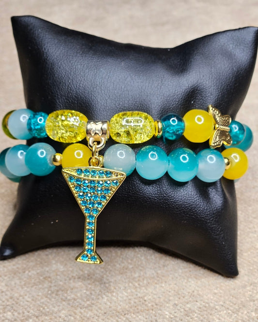 Champagne IT Up Multi Bracelet