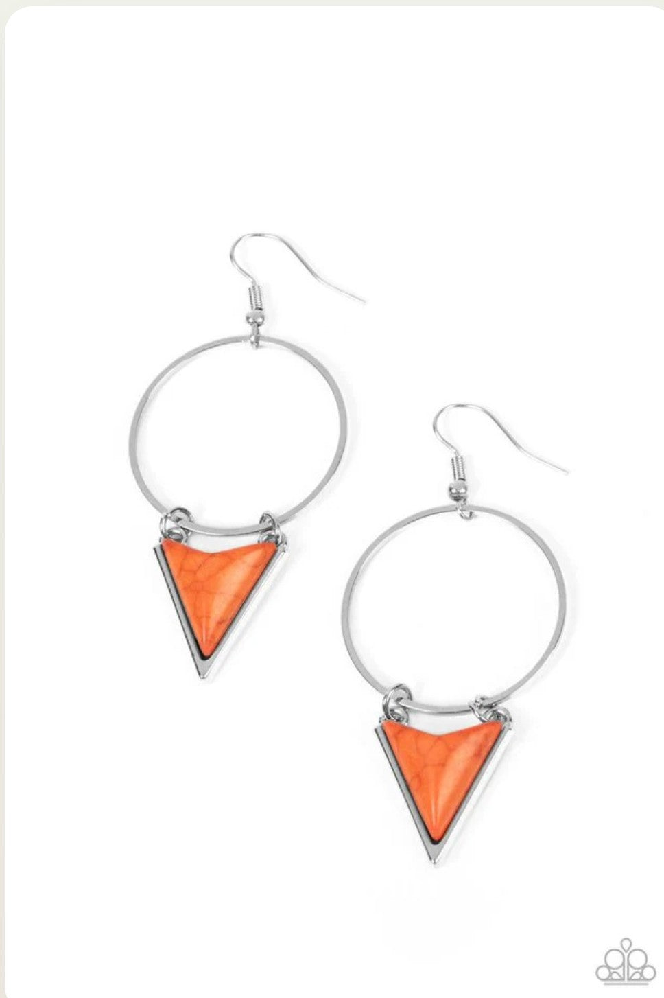 Sahara Shark Orange Earring