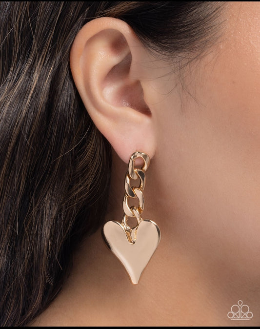 Mechanic Match - Gold Earring