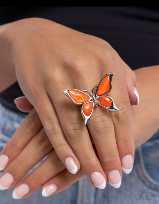 Suspended Story - Orange -  Ring