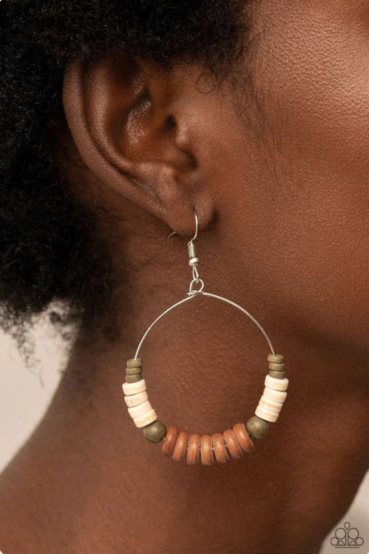 Earthy Esteem Brown Earring