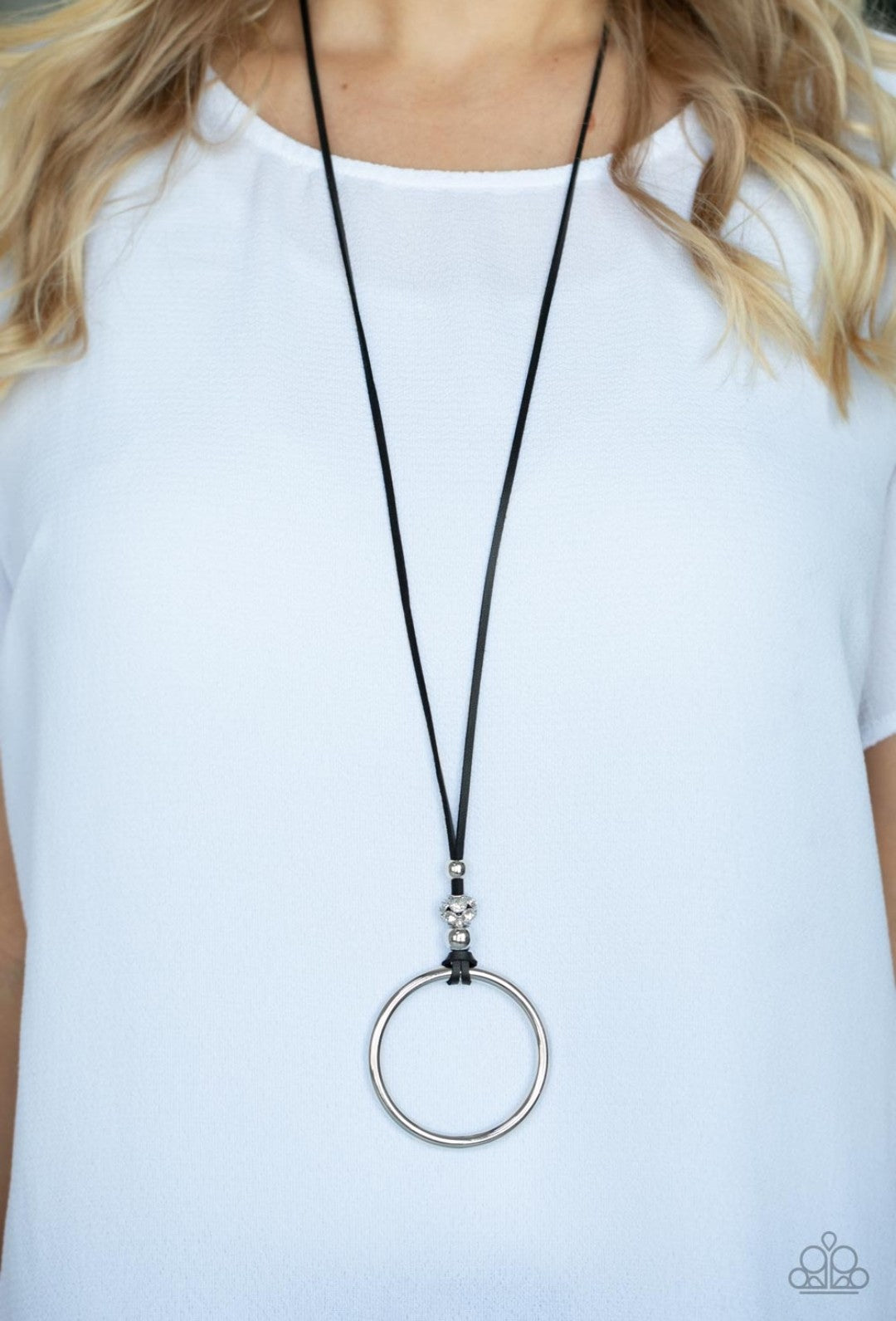 BLING Into Focus Black Necklace